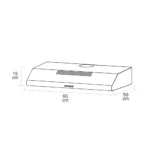 CAMPANA ACERO INOX 60CM MAIGAS - Imagen 7