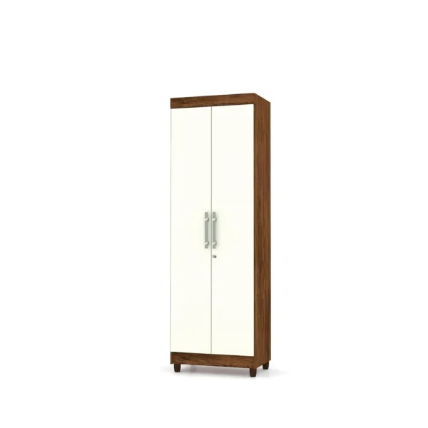 Closet 2 Puertas Tabaco Crema 190 x 60.5 cm