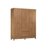 Closet Amendola 6 Puertas 2 Cajones 149x47x181 - Imagen 3