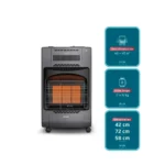 Estufa Hibrída Fensa Eléctrica y a Gas Licuado - Imagen 5