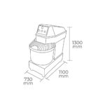 Amasadora SINMAG 1 quintal Maigas - Imagen 2