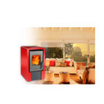 Estufa a Pellet Italy 6100 Rojo Amesti - Imagen 8