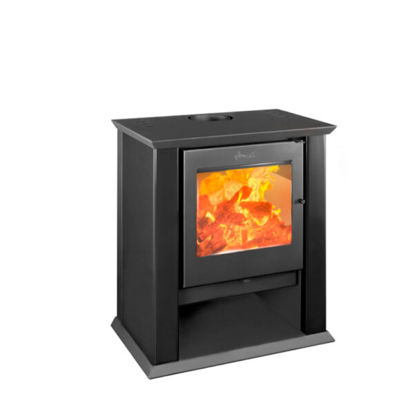 Estufa a Leña Classic 500 Negro Satinado