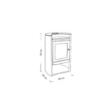 Estufa a Leña Rondo 490 Amesti Certificada - Imagen 13