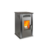 Estufa a Pellet Italy 8100 Plus Negro Satinado