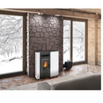 Estufa de Pasillo Pellet Slim 9000 Blanca - Imagen 9