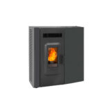 Estufa de Pasillo Pellet Slim 9000 Negro