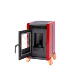 Estufa a pellet Bambu 6000 rojo italiano - Imagen 4