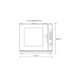 Horno Convector Digital a Gas, para 6 Bandejas - Imagen 2