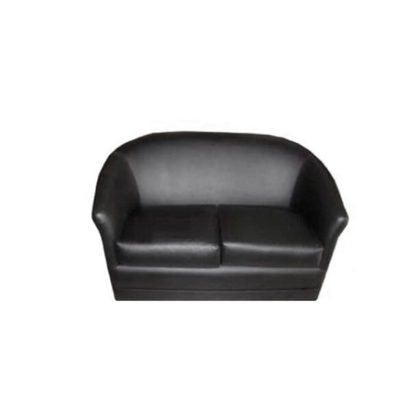 SOFA 2 CUERPOS RAFAELA COLOR NEGRO