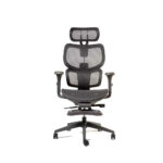 Silla  Ergonómica  Ergoplus gris Apoya Pies