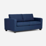 Sofá Cama 3 Cuerpos Murano Tela Azul Rosen - Imagen 3