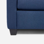 Sofá Cama 3 Cuerpos Murano Tela Azul Rosen - Imagen 7