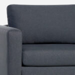 Sofá Cama 3 Cuerpos Murano Tela Grafito Rosen - Imagen 4