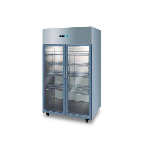 CONGELADOR ACERO INOX 1000L, 2 PUERTAS
