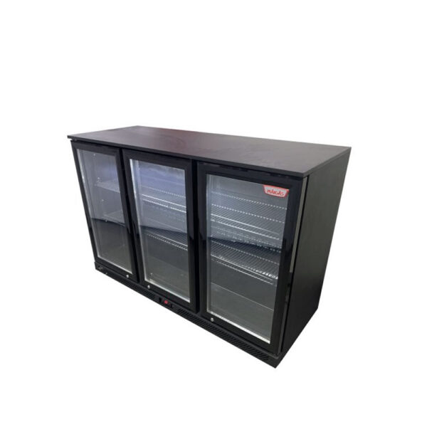 Cooler bajo mesón 3 puertas abatibles 320Lt