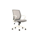 Silla de Oficina R6 Blanca Respaldo Malla