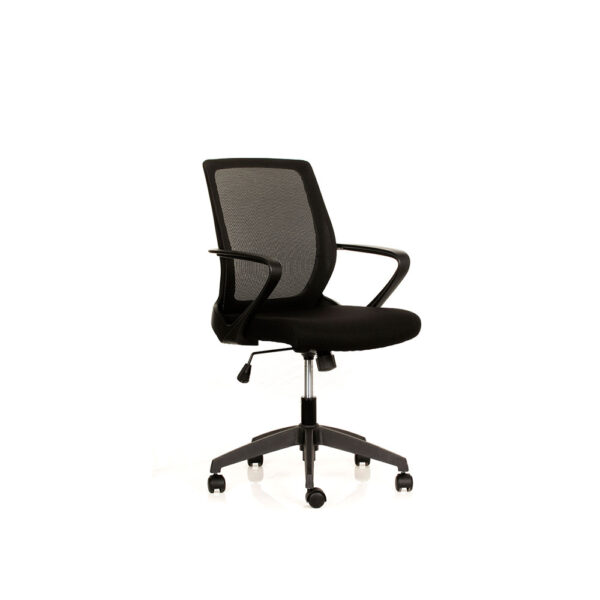 Silla de Oficina R6 Negra Respaldo Malla