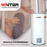 Termo Eléctrico Galvanizado 80 Lt Mural Winter - Imagen 2