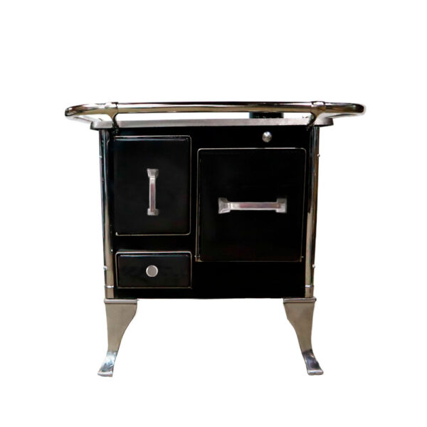 Cocina a Leña 3 Platos Irene Color Negro