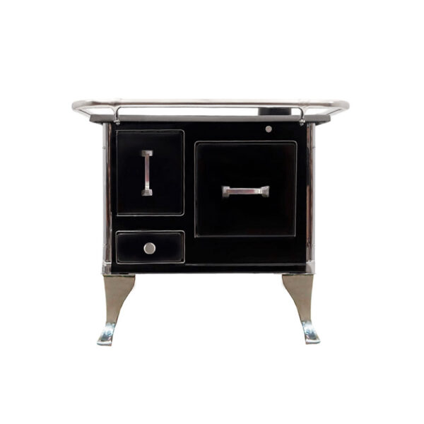 Cocina a Leña 4P modelo Irene 72×56 Negro