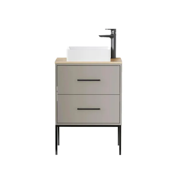 Mueble Vanitorio Taupe 60x52x46 cm