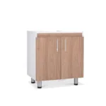 Mueble Base Vanitorio 2 Puertas Blanco Olmo