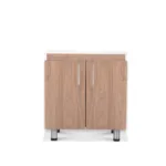 Mueble Base Vanitorio 2 Puertas Blanco Olmo - Imagen 2
