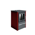 Estufa Leña combustión L. Patagonia 480 Burdeo - Imagen 3