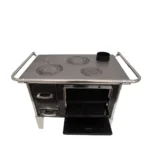 Cocina a Leña 4P modelo Sarah 92×62 Negra - Imagen 4