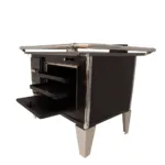 Cocina a Leña 4P modelo Sarah 92×62 Negra - Imagen 5