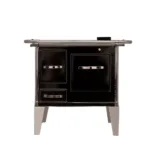 Cocina a Leña 3P modelo Sarah 72×46 Negro