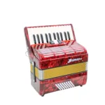 Acordeón Scimone 48 bajos 2352 color rojo - Imagen 2