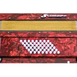 Acordeón Scimone 48 bajos 2352 color rojo - Imagen 3