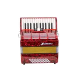 Acordeón Scimone 60 bajos 2351 color rojo