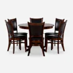 Juego Comedor 6 Sillas Calabria Chocolate