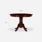 Juego Comedor 6 Sillas Calabria Chocolate - Imagen 2