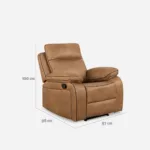 Bergere Reclinable Tapizado Sevilla - Imagen 5