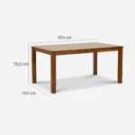 Juego Comedor Rectangular 6 Sillas Miami - Imagen 3