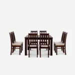 Comedor 8 Sillas Ñuble Caramelo – Tela Beige - Imagen 6