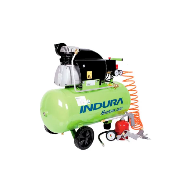 Compresor de Aire Portátil 2 HP 50 Lt Huracan