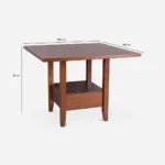 Mesa de Comedor Boston con 2 Cajones - Imagen 3