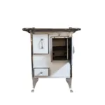 Cocina a leña enlozada 1 Plato con Horno - Imagen 2