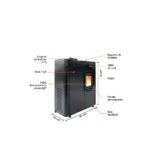 Estufa a Pellet de Pasillo Alcázar  Puelo - Imagen 4