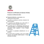 Escalera tijera Fibra de Vidrio 2.48m 7 Peld - Imagen 4