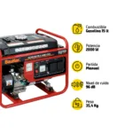 Generador Eléctrico a Gasolina P/Manual 2000 W - Imagen 10