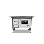 Cocina a Leña 4 Platos Villarrica 70 Blanca