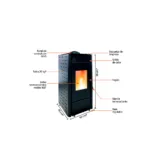 Estufa a Pellet Linea Austral Backer Alcázar - Imagen 2