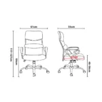 SILLA EJECUTIVA OFICINA RESPALDO ALTO - Imagen 5