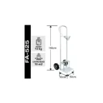 CARRO PORTA OXIGENO 10 M3 RUEDA MACIZA - Imagen 2